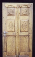 Antike Musselinglas-Türen Empire 