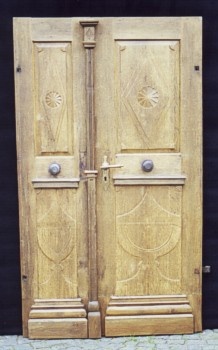 Schlüssel Rosetten (Haus u. Zimmmertüren) Louis XVI Eiche