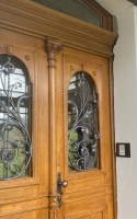 Antike Musselinglas-Türen 0 