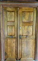 Antike Musselinglas-Türen Gründerzeit 