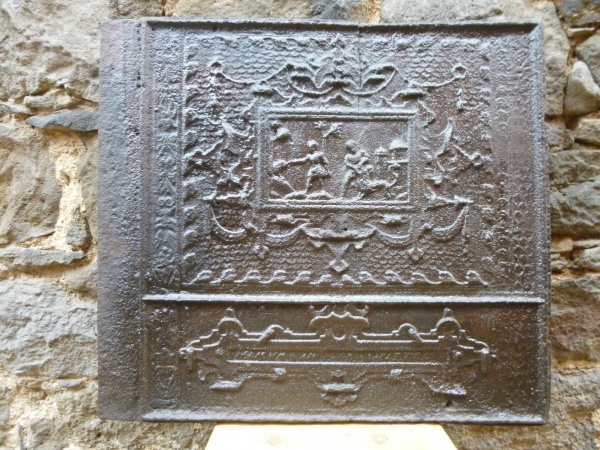 Antike Kaminplatte  Gusseisen